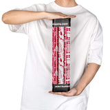 Wrapping Paper Roll - Mini Roll - 17 Inch X 120 Inch Per Roll - 3 Different Red And White Christmas Design With Glitter Metallic Foil Shine (42.3 Sq.Ft.Ttl)