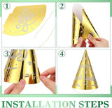 500 Pcs 2026 New Year Party Supplies for 100 Guests with Hats, Tiaras, and Necklaces