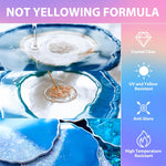 Artist-Grade Epoxy Resin (16Oz) – Self-Leveling, Zero Bubbles & 5-Year Uv Guard For River Tables, Jewelry, Resin Art – Beginner-Friendly 1:1 Mix, Non-Toxic & Non-Yellowing (2X8Oz)