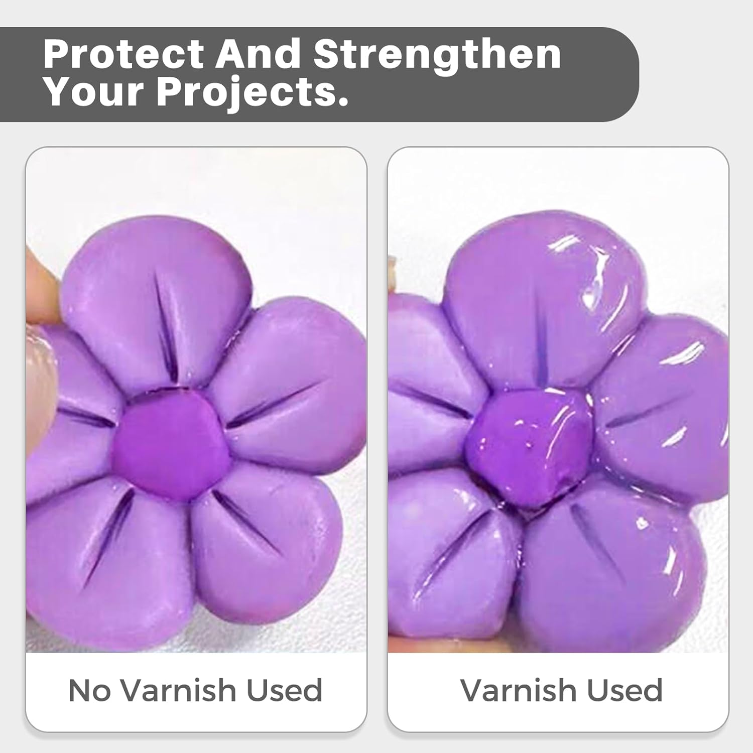 High Gloss Varnish 4Oz / 120Ml For Air Dry Clay, Acrylic Painting, Wood, Canvas