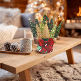 Christmas Pop Up Card With 13 Inch 3D Christmas Tree & Gift Box - Winter Greeting Card, Blank Note & Envelope Included, Holiday Gift For Women, Men, Kids Apuc03