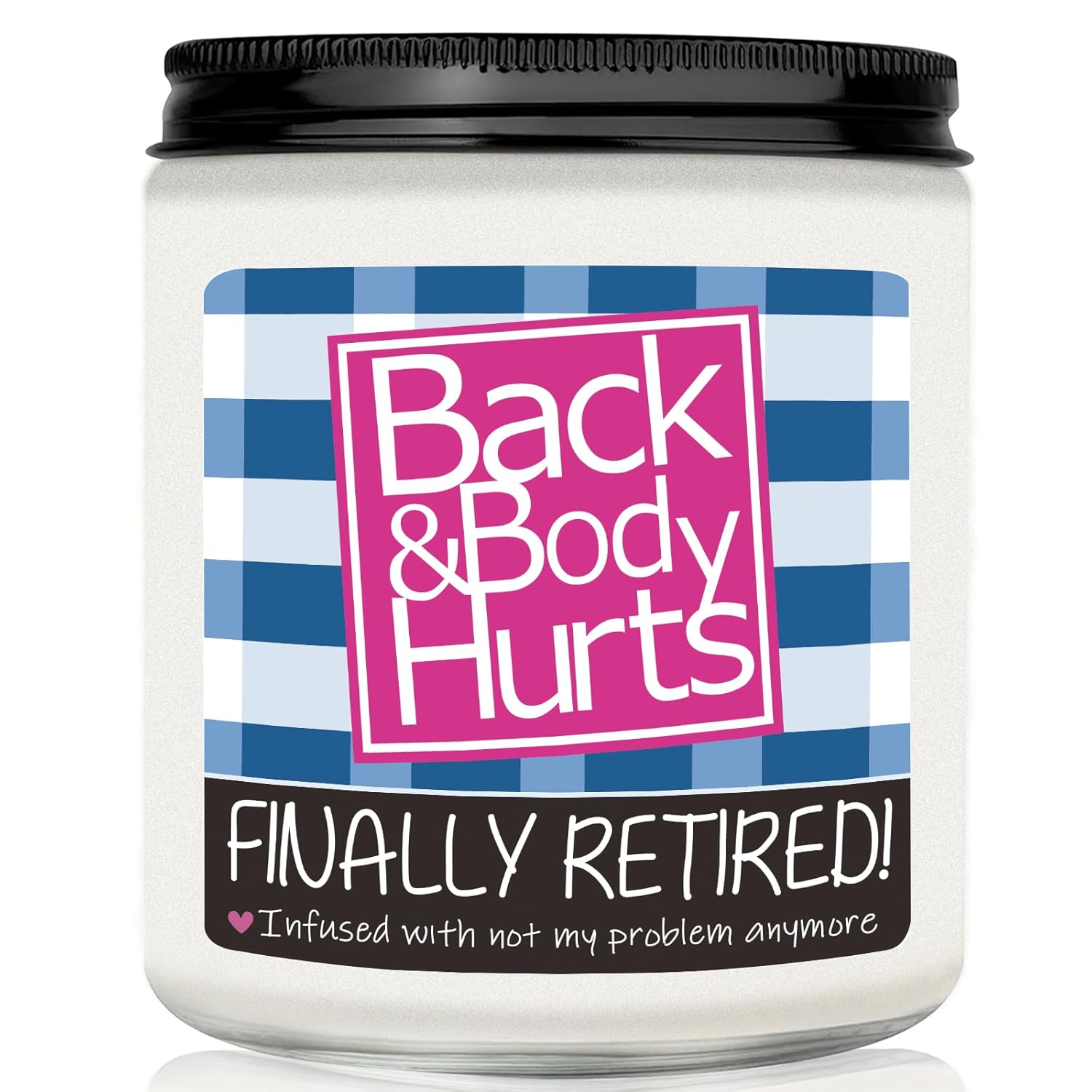 Retirement Gifts For Women Men - Lavender Scented Candle, Funny Retiring Farewell Gifts For Coworkers, Boss, Friends, Teacher, Family, Natural Soy Candles
