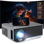 1080P Projector, WiFi Bluetooth, 18000L, 300" Display, Android/iOS Compatible