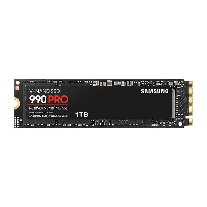 SAMSUNG 990 Pro 1TB Gen4 NVMe SSD 7450MB/s 6900MB/s R/W 1550K/1200K IOPS 600TB