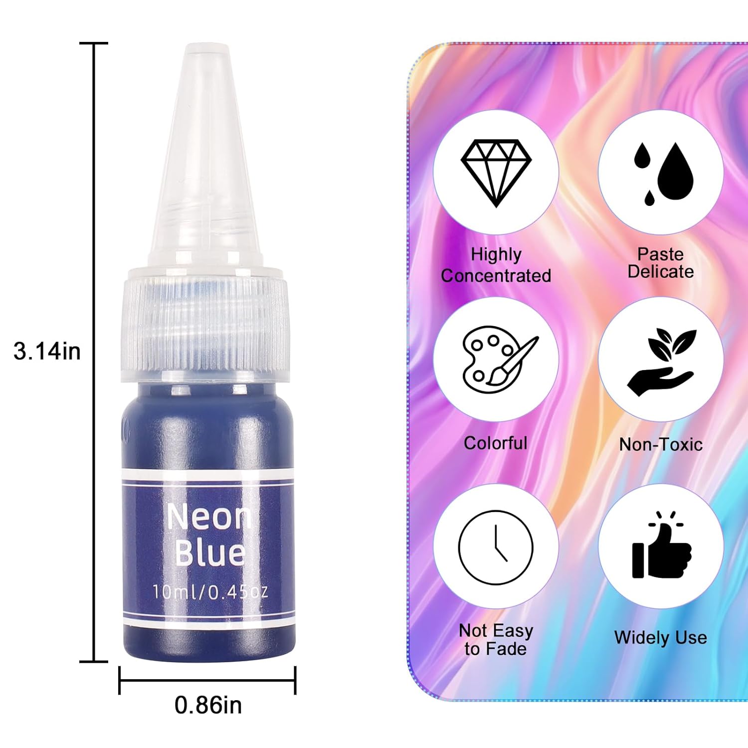 Pigment Paste For Epoxy Resin,30 Colors 300Ml/13.7Oz Highly Concentrated & Easy To Mix Opaque Resin Colorant Dye Set For Resina Art Painting,Diy Crafts,Molds,River Tables, Jewelry, Tumblers,Paint