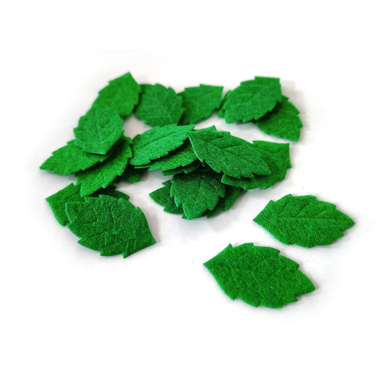 Pack Of 120Pcs Felt Green Leaf St. Patrick'S Day Appliques/Craft