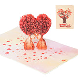 Handmade 3D Popup Valentines Day Card For Wife, Girlfriend, Adults - Romantic Valentine Cards For Lgbtq, Lesbians, Gay - Unique Valentines Cards For Her - Perfect For Special Moments