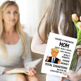 Humorous Birthday Card For Mom Wife Grandma, Funny Mom Birthday Card Gift From Son Daughter Kids Husband, Humor Mother'S Day Gift From Son Daughter, Happy Bday Mommy