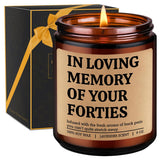 Scented Candle, 50Th Birthday Gifts For Her, Him - 50 Year Old Birthday Gifts For Women, Men - Happy 50Th Bday Decorations - Funny 1976, Fiftieth, Turning 50 Bday Ideas For Woman, Friend, Mom