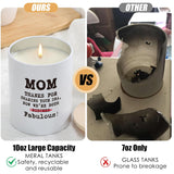 Mom Gifts From Daughter Son, 10Oz Birthday Thank You Gifts For Mother Mama Bonus Stepmom New Mom Mother In Law Best Moms Ever Gift Present Lavender Scented Candle Mom'S Dna