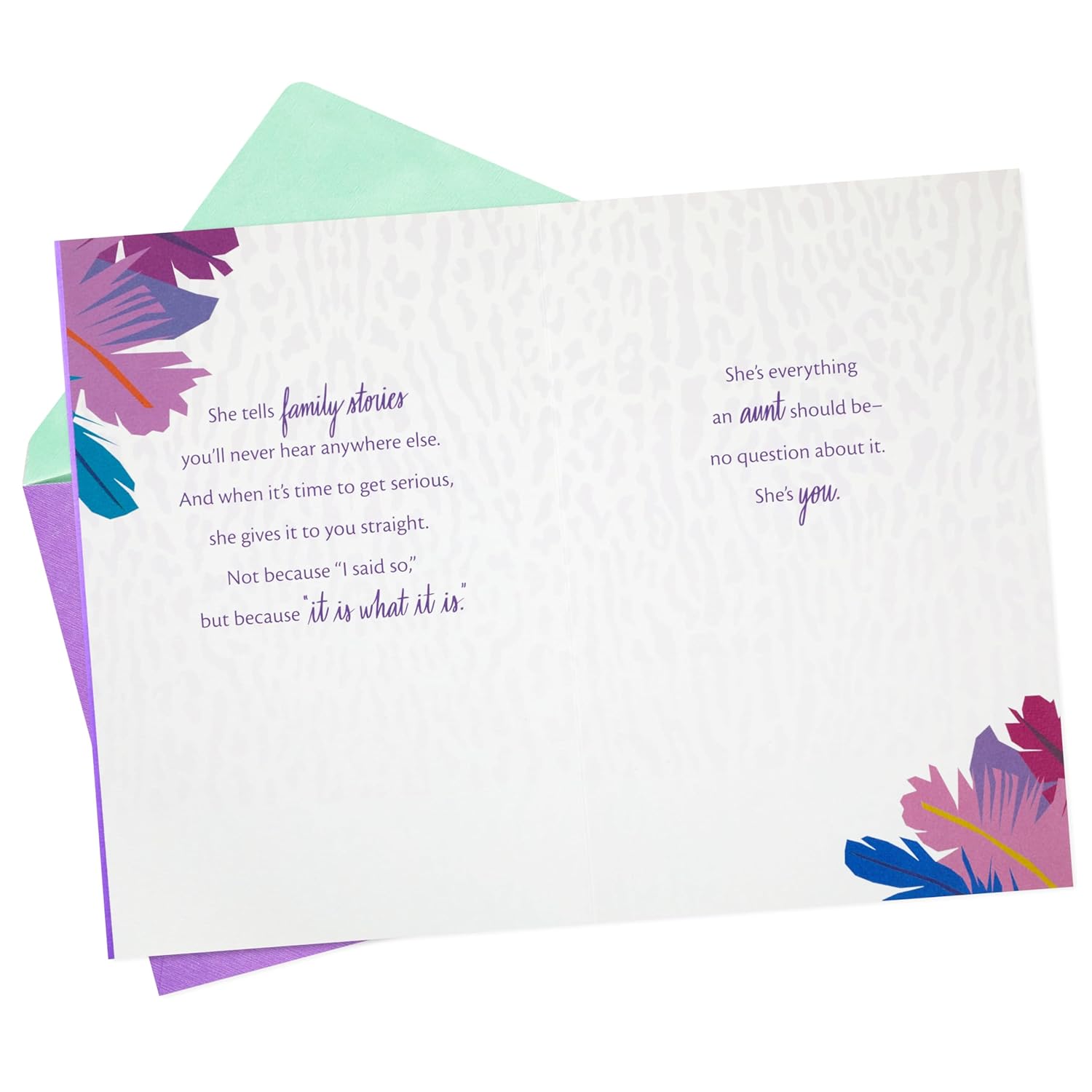 Hallmark Mother's Day Card for Aunt (Extra Fun) for Birthday, Thinking of You, Congrats, or Any Occasion