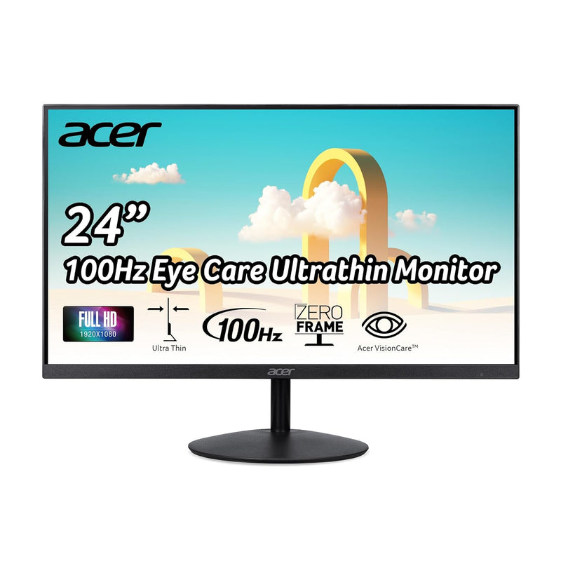 Sb242Y Hbi 23.8" Full Hd (1920 X 1080) Zero-Frame Gaming Office Monitor | Amd