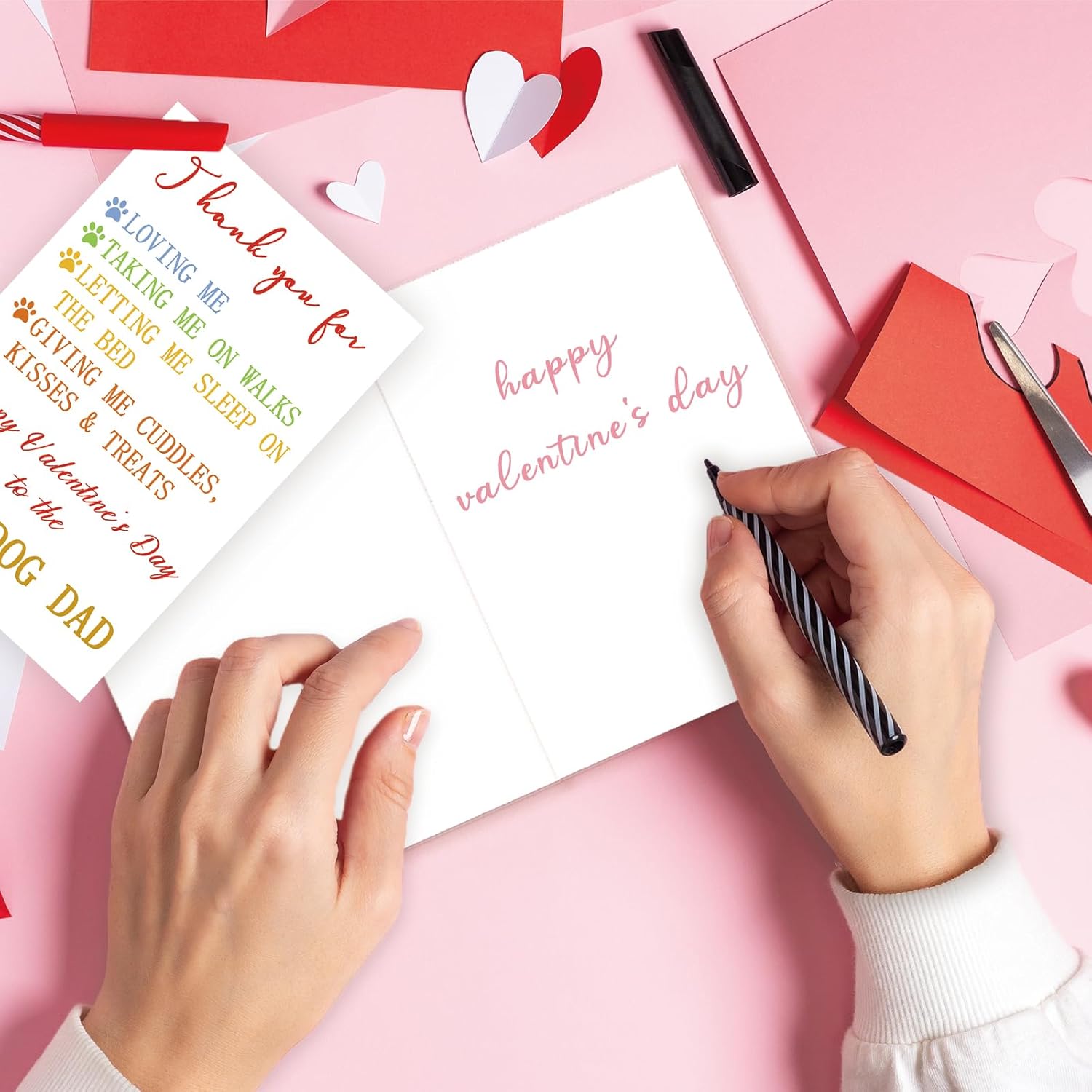 Funny Valentines Day Card For Dog Dad,Thank You Dad Valentines Day Gifts,Cute Dog Dad Valentines Day Card,Valentines Day Gifts From Dog