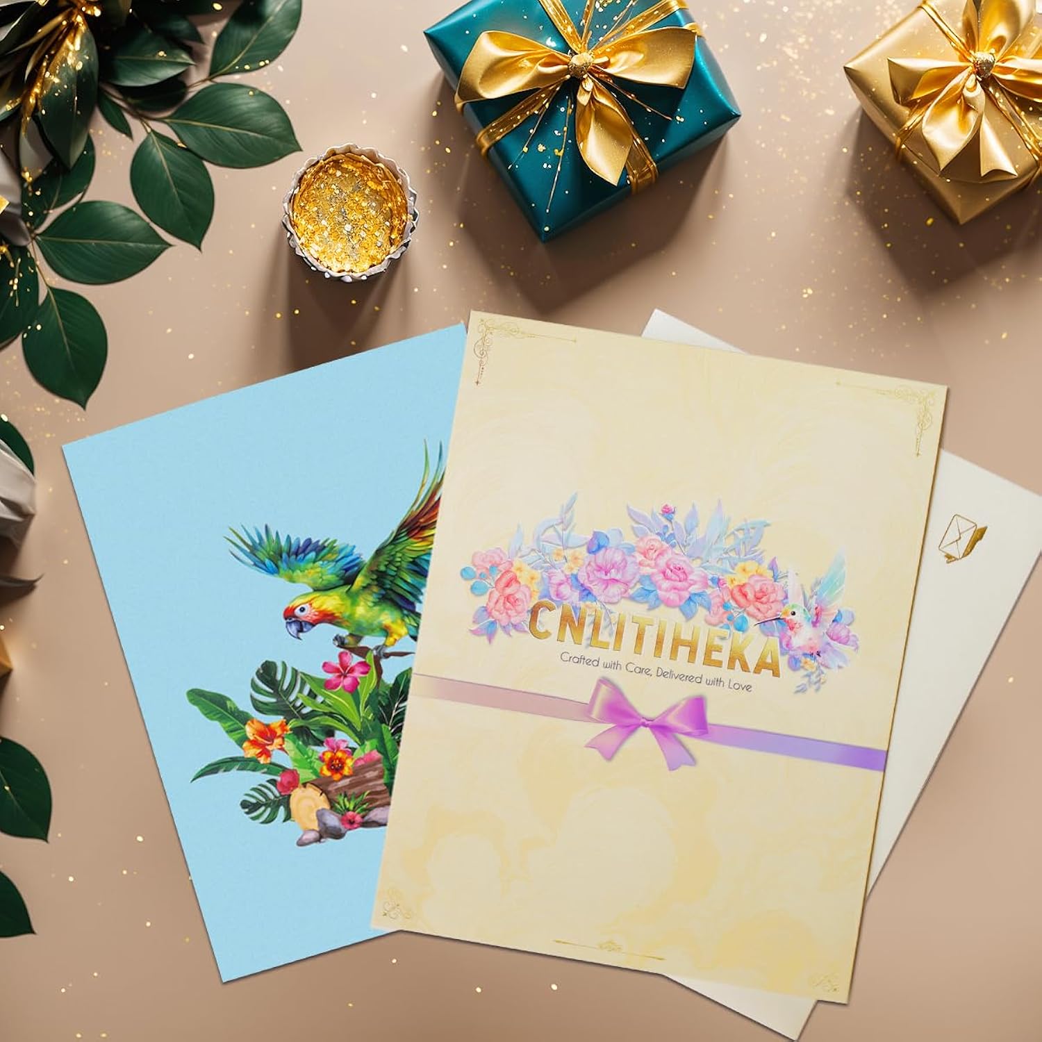 Parrot Birthday Pop Up Card, Happy Mother'S Day Cards, For Women, Mom, Wife, Daughter, Grandma, Includes Envelope.
