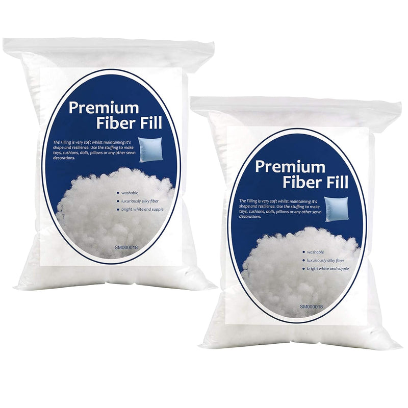 200G/7Oz Polyester Fiber Fill, Premium Fiber Fill Stuffing, Fluff Stuffing Hig