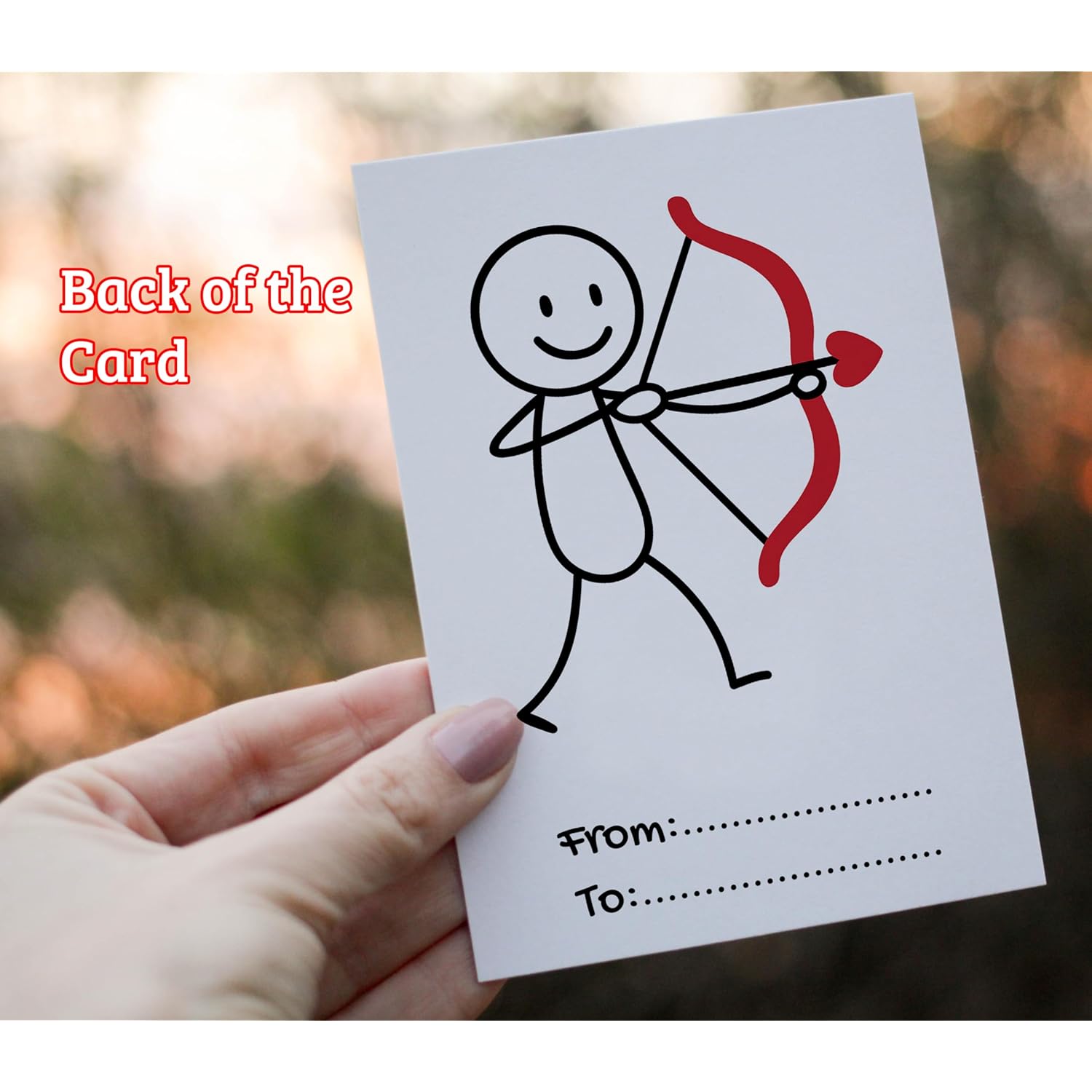 Valentines Day Cards For Kids School Classroom Exchange – 24 Pack Flat Cards 4X6 With 24 Red Envelopes & Stickers, 12 Cute Figure Designs, Trendy Theme - Valentines Day Gifts For Boys, Girls