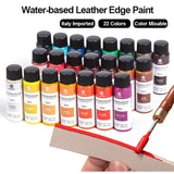 30Ml Professional Leather Edge Paint Oil Dye Edge Dressing Color Coats Leather Finish Supplies (Bamboo Green ;30Ml)