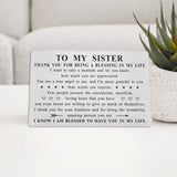 Sister Valentines Gifts - Sister Appreciation Wallet Card Insert - Valentine'S Day & Birthday Gifts