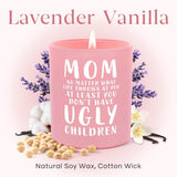 Funny Gifts For Mom From Daughter Son, Mom Mother Day Birthday Christmas Gifts - Handmade Lavender Scent Natural Soy Wax Candle (10Oz)