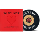 Gifts For Him Men Valentine’S Day - Romantic Valentine’S Card, Valentines Day Decorations, Anniversary Birthday Gift For Husband, Boyfriend, Wife - Valentines Gifts For Him Her - Vinyl Love Card