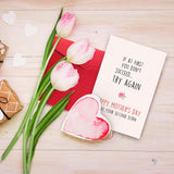 Funny Mothers Day Card,Mother'S Day Gifts,Love Your Second Born