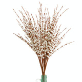 10 Pieces 29.5" Long Of Artificial Flowers Fake Flowers, Artificial Flowers For Wedding Home Office Party Hotel Indoor Or Yard Decoration(White) (10, White)