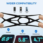 Motorcycle Bike Phone Mount, Universal Handlebar Holder for iPhone & Galaxy