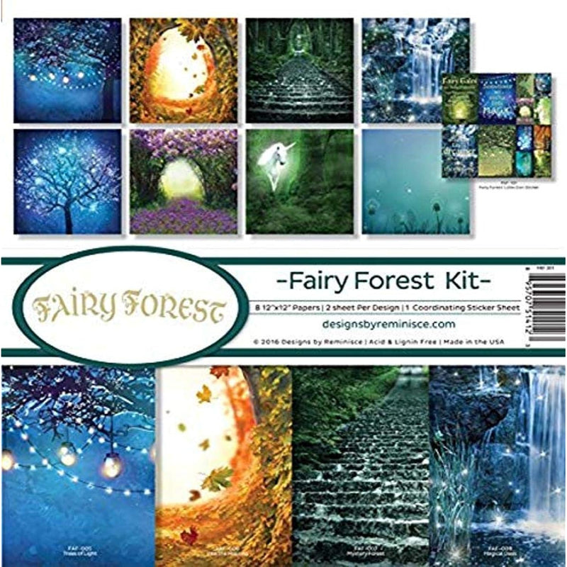 Faf-201 Fairy Forest Scrapbook Collection Kit, 12X12 Inches