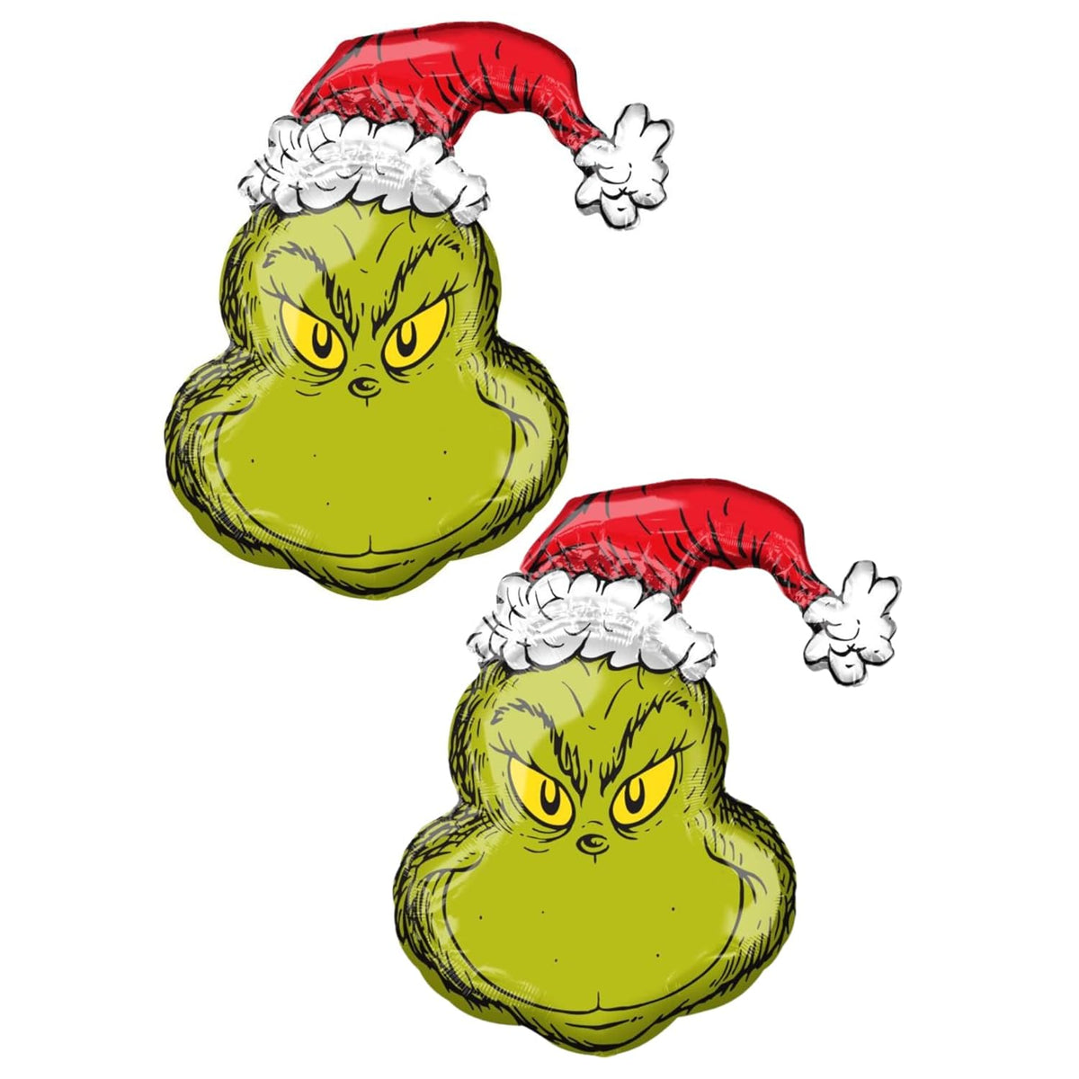 Amscan Licensed Grinchmas Party Supplies, Intended For Seuss Grinch Christmas Theme Collection, Balloon Set Of 2, Officially Licensed By With Christmas Card