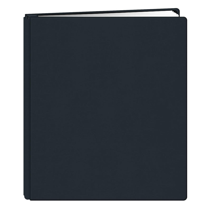 20-Page Family Treasures Deluxe Midnight Blue Fabric Cover Scrapbook For 8.5 X