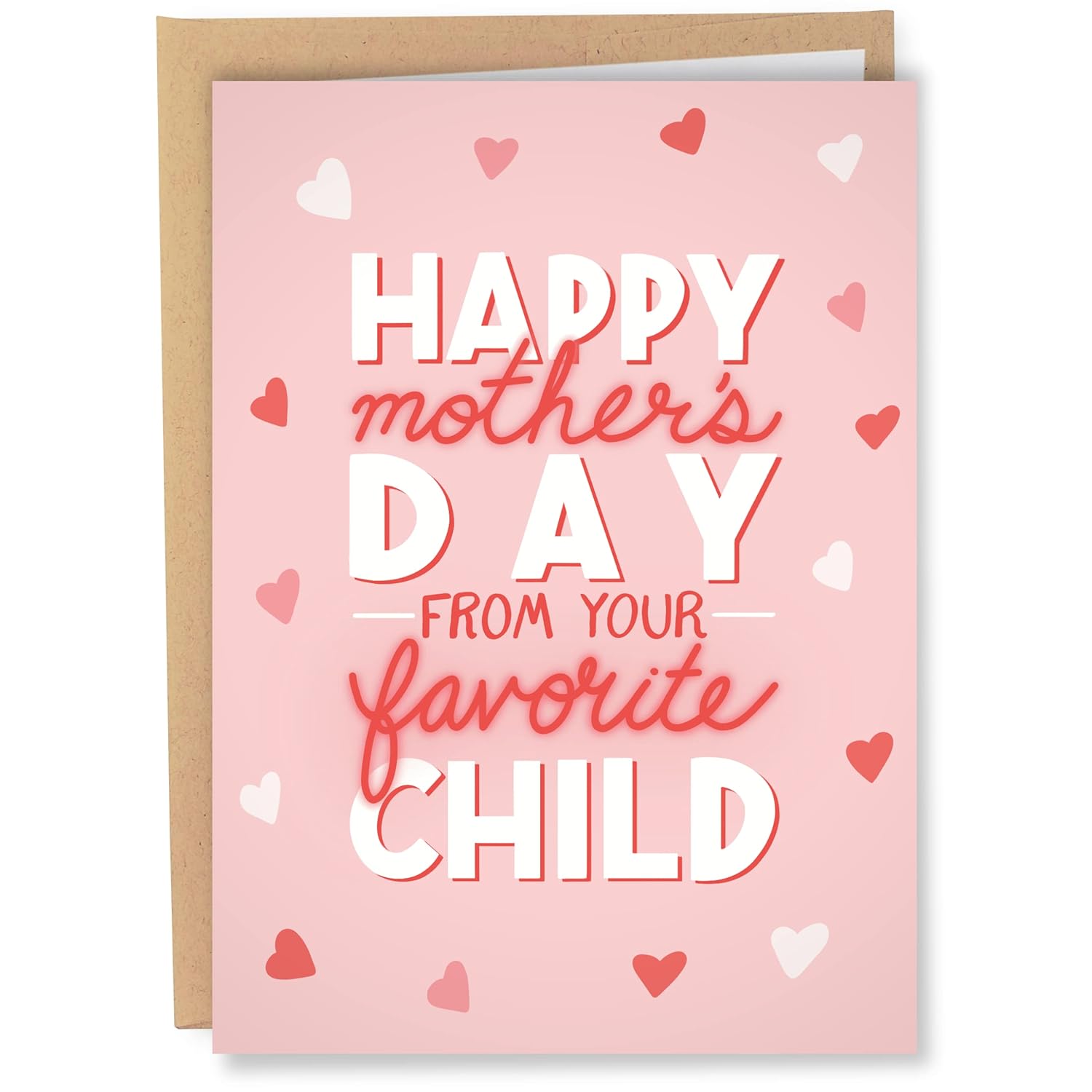 Funny Happy Mother'S Day Card | Mothers Day Card For Mom | From Your Favorite Child Card