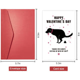 Dog Valentine’S Day Card, Rude Valentines Day Card For Him, Happy Valentine’S Day Card Gift For Dog Lover, Thanks For Always Putting Up With My Shit
