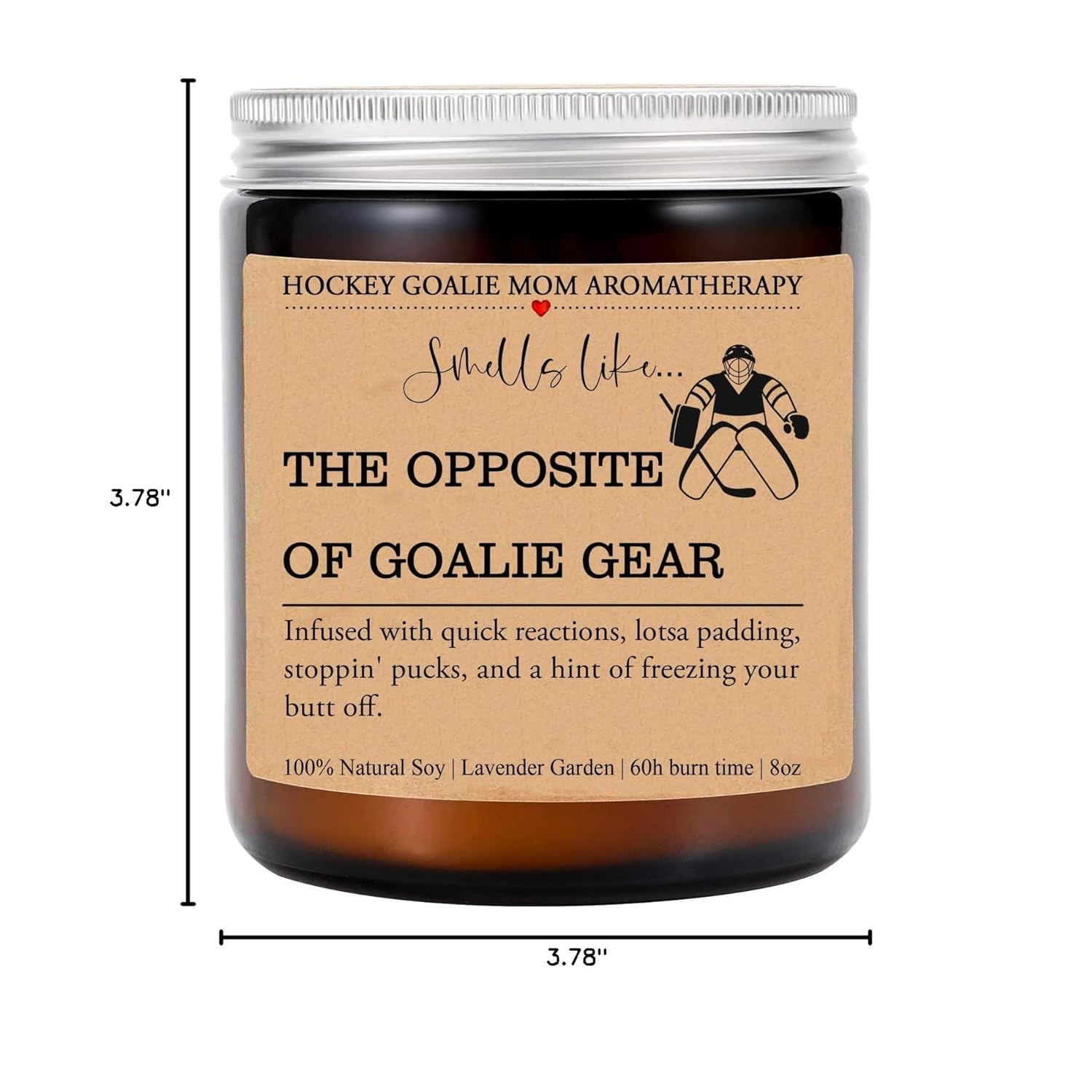 Hockey Goalie Mom Candle - Team Mom Gift - Birthday & Mother'S Day Gift