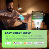 Matter Smart LED Light Bulb 100W Equivalent A19 E26 Color Changing Wi-Fi RGBCW Works with Alexa and Apple Home 2 Pack