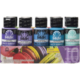 FolkArt Color, 10 Bottle Multi-Surface Acrylic Paint Set, 2oz, Brights