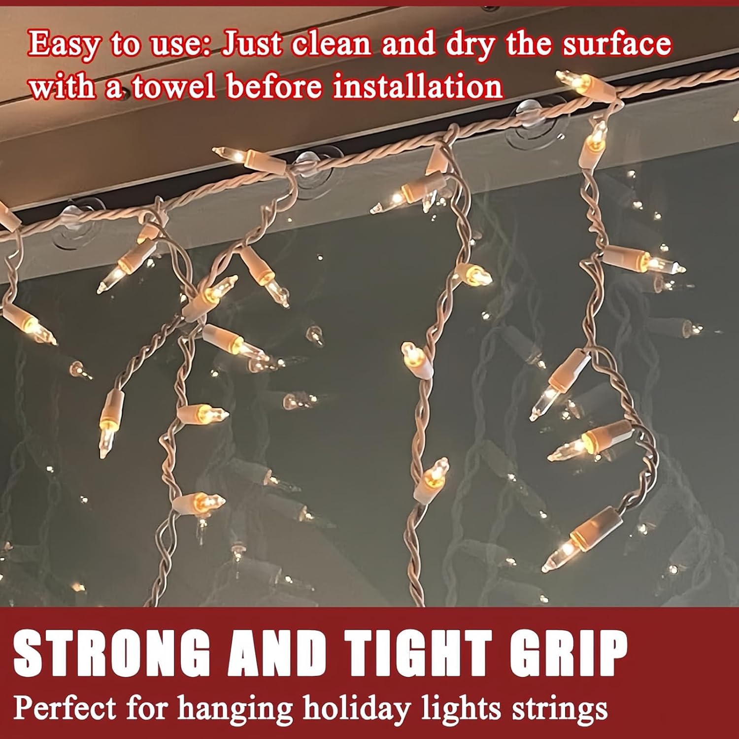 100 Pack Suction Cups For Glass - 1.2''/30Mm Small Clear Rubber Suckers For Holiday Christmas Lights String Decoration, Strong Adhesive Suction Cups Holder For Table Window Mirror Bathroom