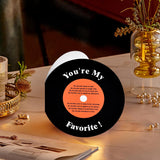 Valentines Day Gifts For Him Her - Women Mens Valentines Day Gifts Card, Anniversary Record Card For Boyfriend Girlfriend Wife Husband Couple, You'Re My Favorite Greeting Card For Birthday Wedding