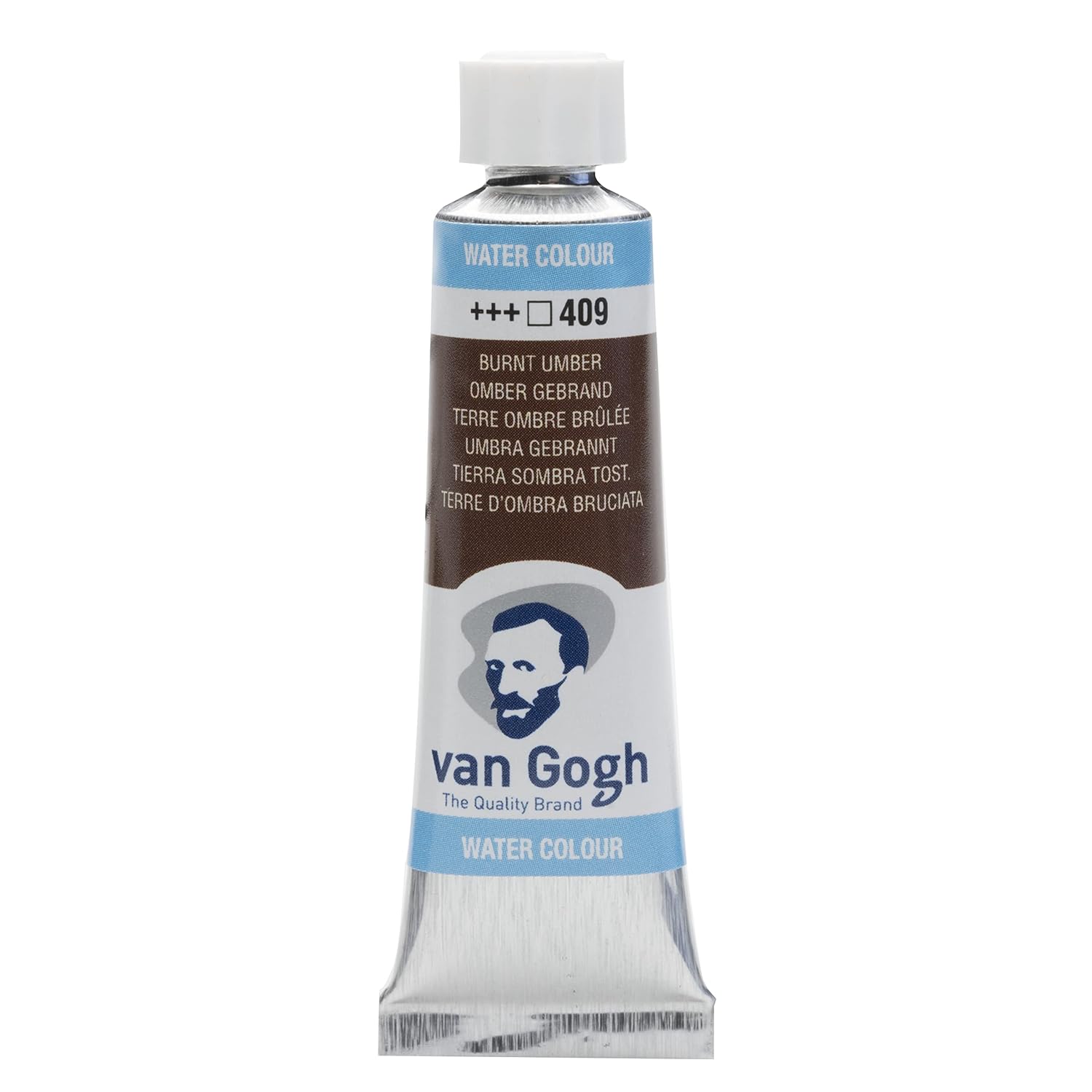 Watercolor Paint, 10Ml Tube, Burnt Umber 409