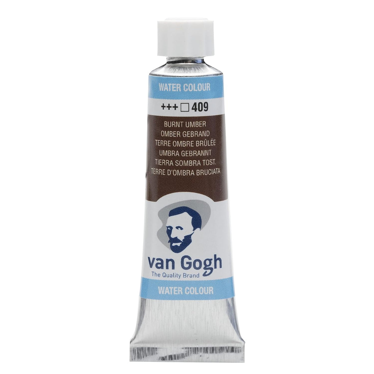 Watercolor Paint, 10Ml Tube, Burnt Umber 409