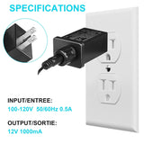 4Pcs Replacement Yard Inflatable Adapter 12V Class 2 Power Supply 120Vac 60Hz Led Ip44 Waterproof Transformer Plug For L