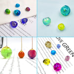 2 Pcs Ball Silicone Resin Molds, Eggs Ball Epoxy Resin Molds Universe Spheroid Molds, Pendant Casting Molds For Resin Crafts, Diy Jewelry Making