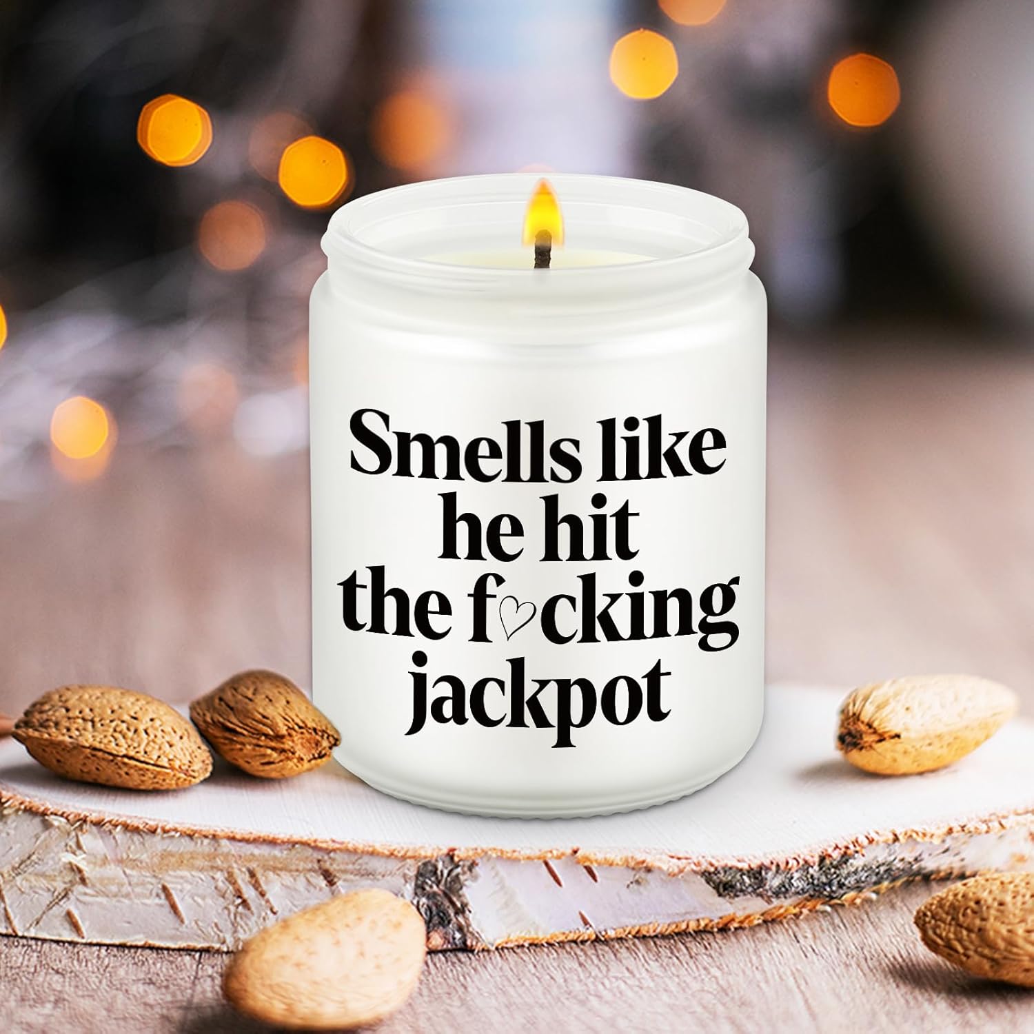Engagement Gifts For Couples, Wedding Gifts For Friends, Bachelorette Party Gifts, Custom Engagement Candle, Valentine'S Day Gifts Birthday Gifts For Him, Boyfriend, Husband, Or Fiancé, Sister In Law
