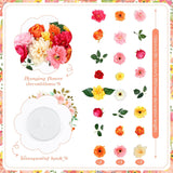 8 Pcs Flower Garlands Hanging Decorations,Daisy And Rose Orange Artificial Flowers With Hooks Fall Party Decorations For Wedding Birthday Baby Shower Autumn Home Birthday Decorations