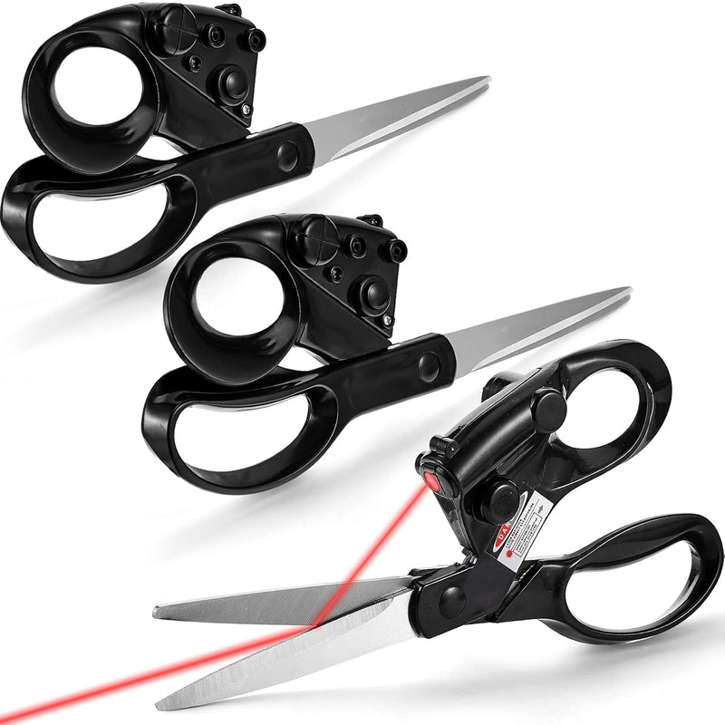 3 Pcs Household Laser Scissors Gadget Sewing Laser Scissors Sewing Las