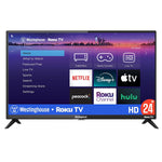 Westinghouse 24" Roku Smart TV, 720p LED, Wi-Fi, Alexa, Google, HomeKit