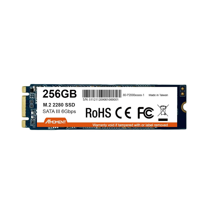 256Gb M.2 2280 Sata Iii 6Gb/S Internal Solid State Drive Ssd (Up To 500Mb/S)