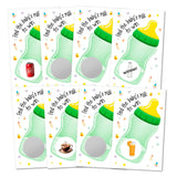 Find The Babys Milk Scratch Off Game, Gender Neutral Baby Shower Easy To Play Silly Games, Gender Reveal Funny Idea, Ice Breaker Activity. Raffle Cards, Green Bottle, Set Of 40 Cards Made In Usa