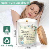 Friendship Candle Gift Birthday Gifts For Women Friendship For Women Friend Candle Happy Birthday Candles For Friends Girlfriends Boyfriends Couples(Fresh Style)