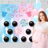 37 Pcs Baby Gender Reveal Balloons Board Game 59 X 51 Inch Boy Or Girl Gender Reveal Party Supplies Pink And Blue Confetti He Or She Game Balloons For Baby Shower Party Decor