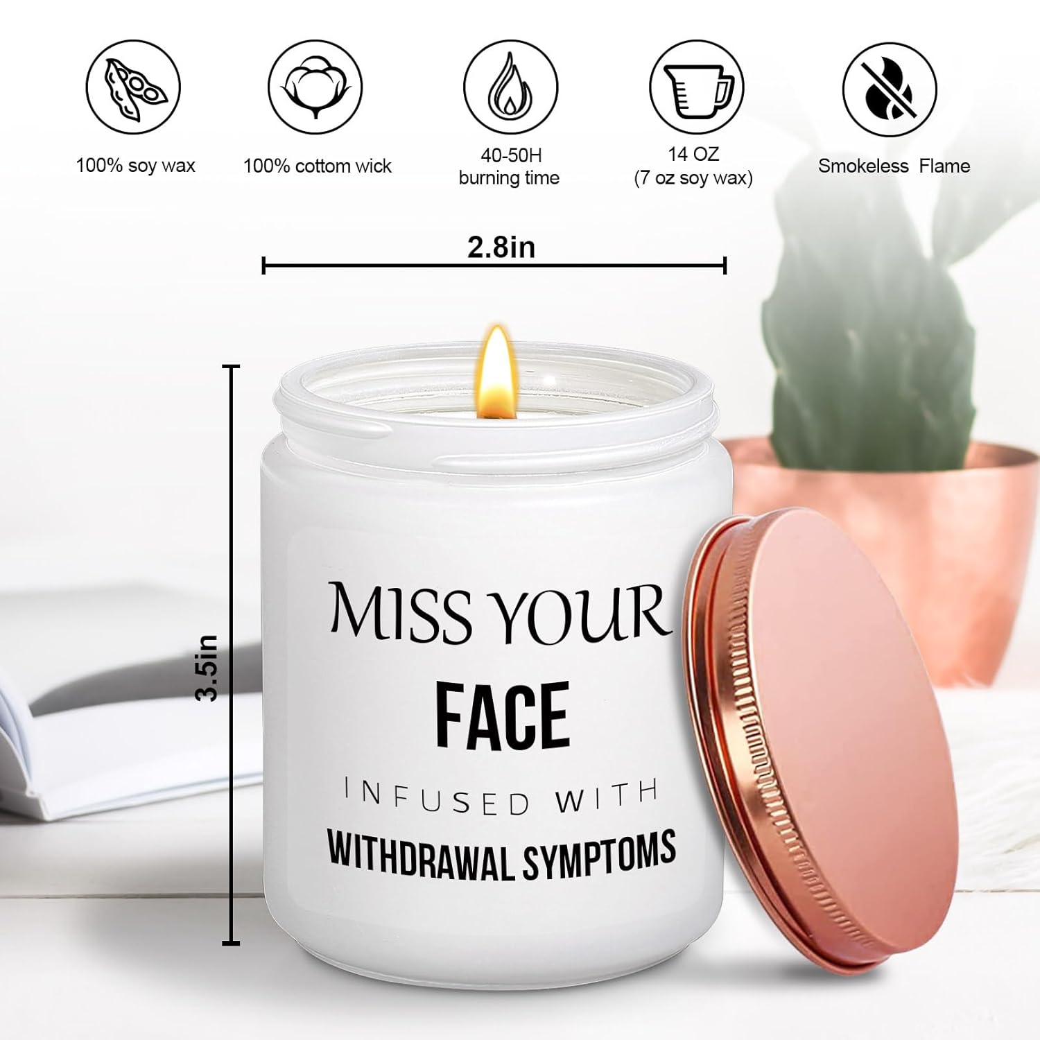 Best Friend Birthday Gifts For Women, Miss You Gifts For Her Him Friends Female, Long Distance Friendship Bestie Gift For Women Bff, Best Friend Candle Lavender Scented